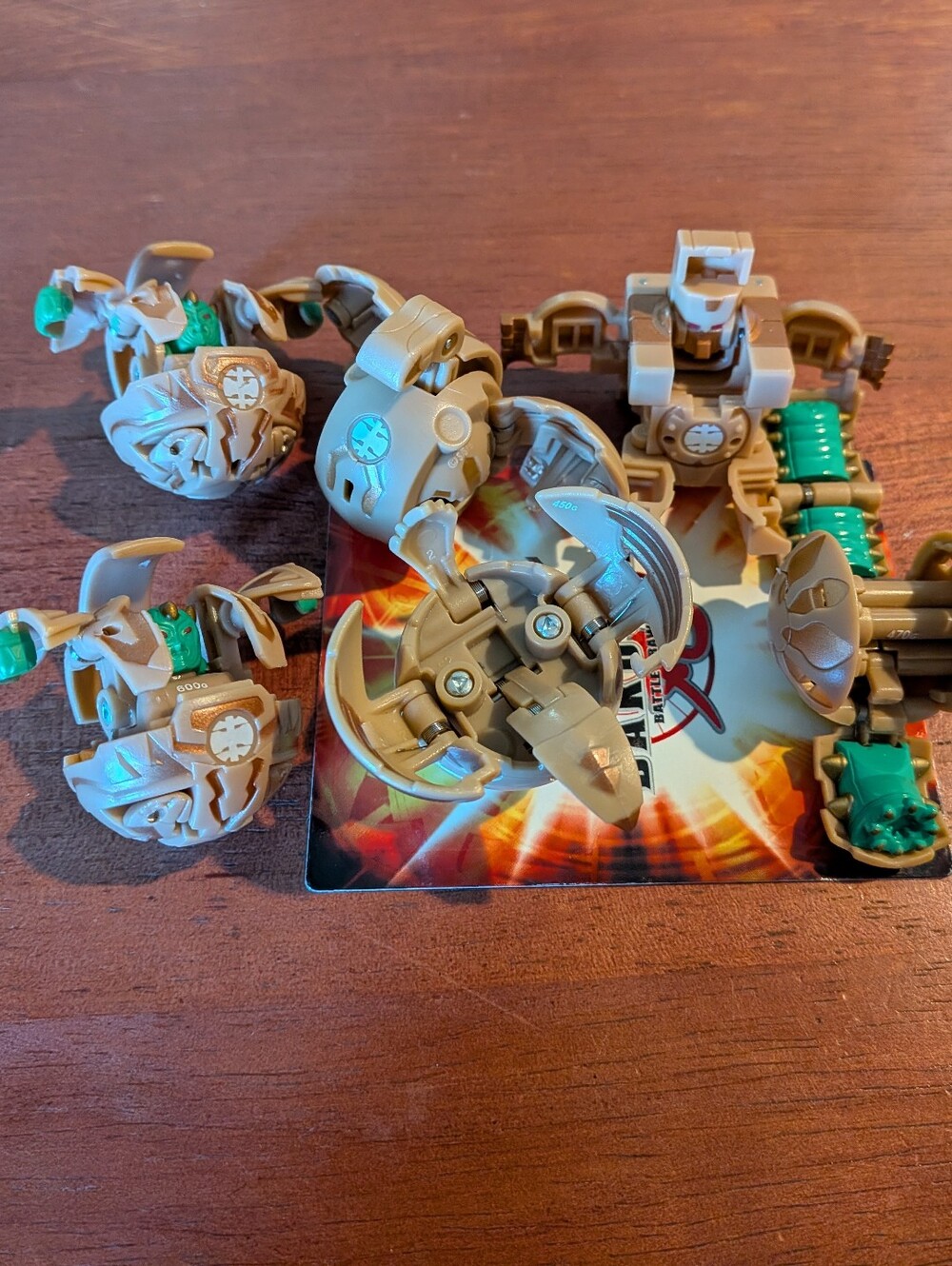 Bakugan Battle Brawlers Tan Subterra Warius Wormquake Trap Zoack Brontes Lot